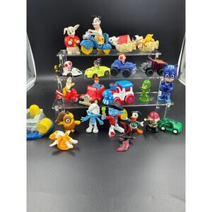 Large Lot of Toys Smurfs, Mario Kart, Dalmatians, McDonald’s Toys